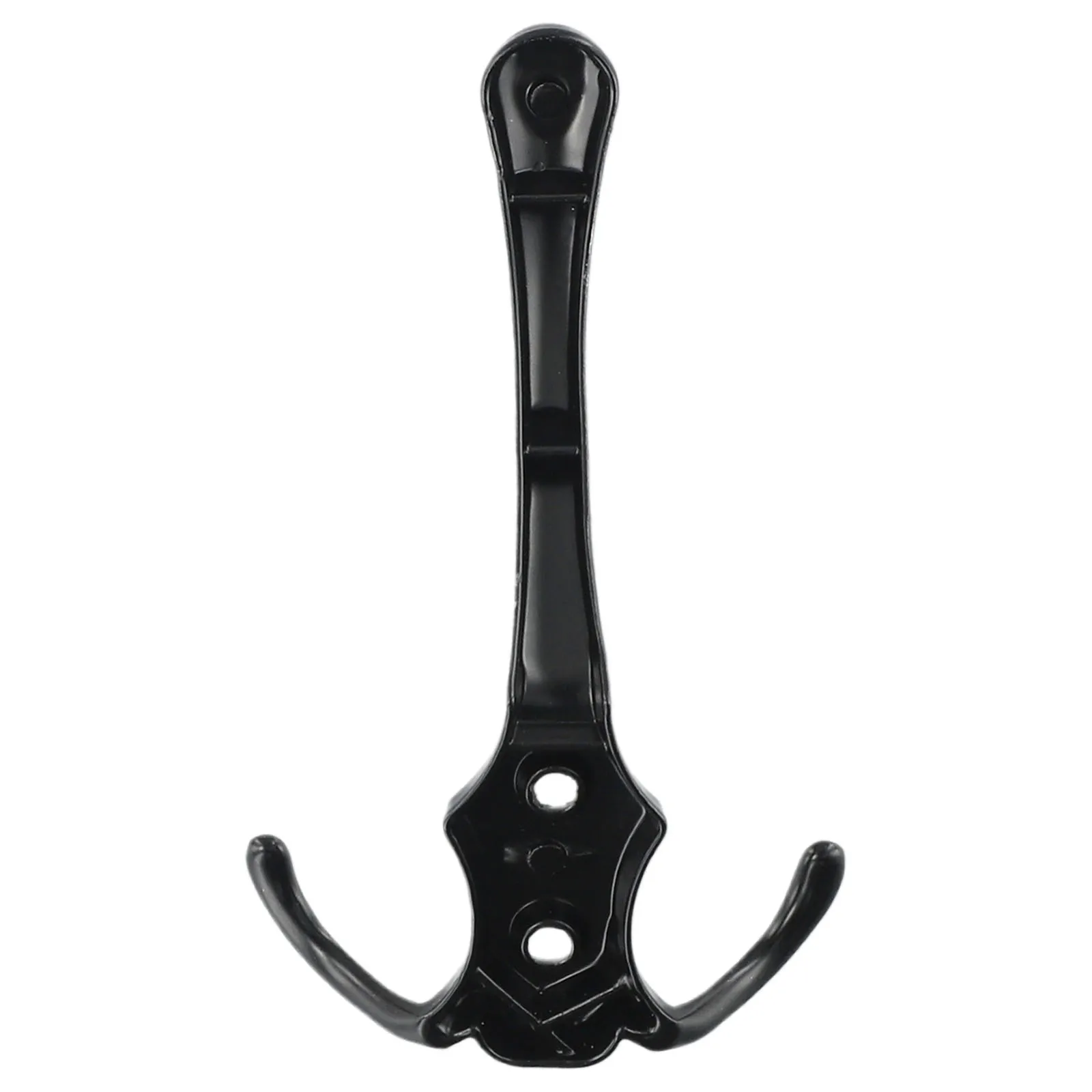 3-Haken-Kleiderhaken, Zinklegierung, Wandmontage, schwarze Robe, Kleiderständer, Hut, Wandaufhänger, multifunktionaler Kleiderhaken