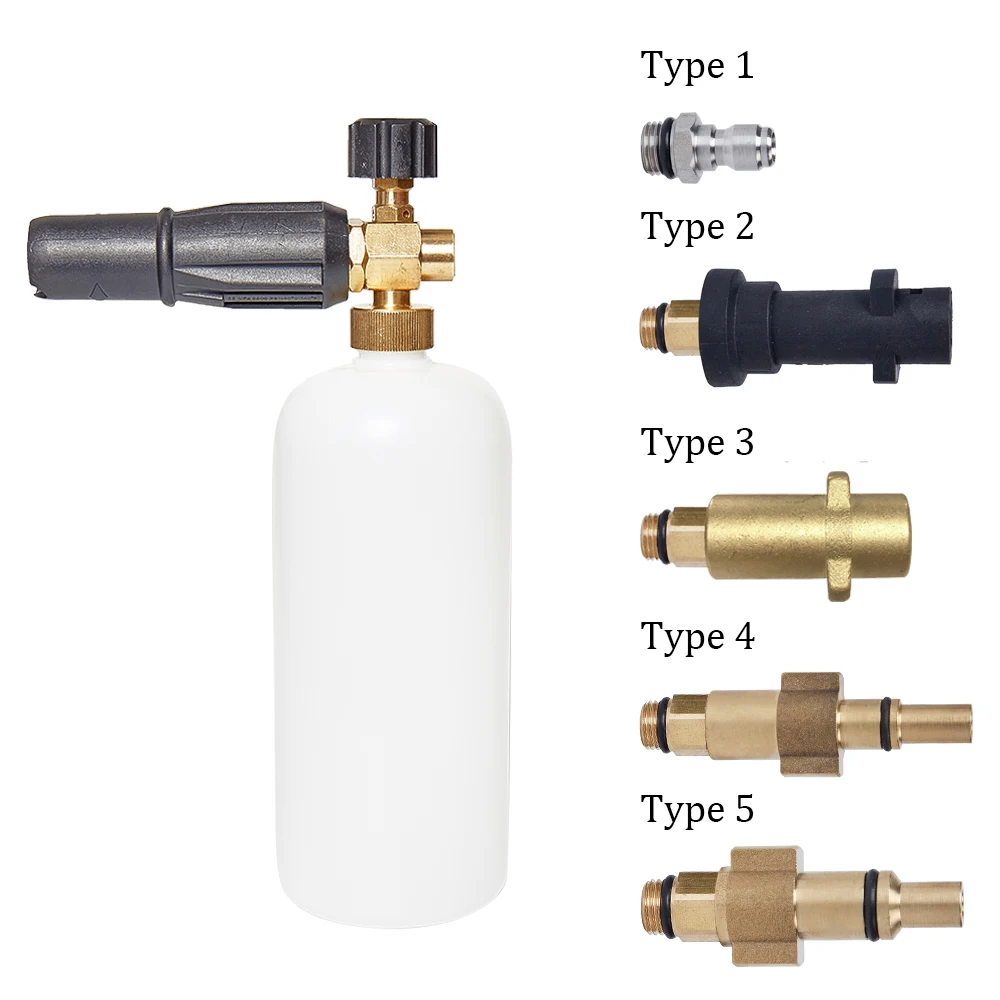 Hochdruck reiniger Schnees chaum lanze für Karcher K-Serie K2-K7 Schaum generator Schaum pistole für schwarze Decker Auto waschanlage Schaum kanone Image