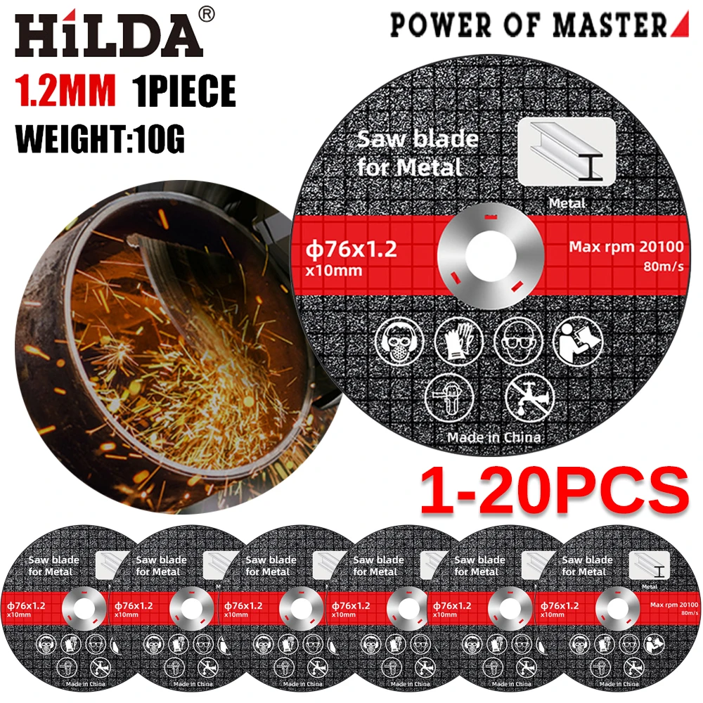 1-20 stücke 76mm Metalls ch neids ch eiben Schleifen Schleifen abgeschnittene Räder Klingen multifunktion ale Bewehrung Edelstahl Schleif scheibe Image