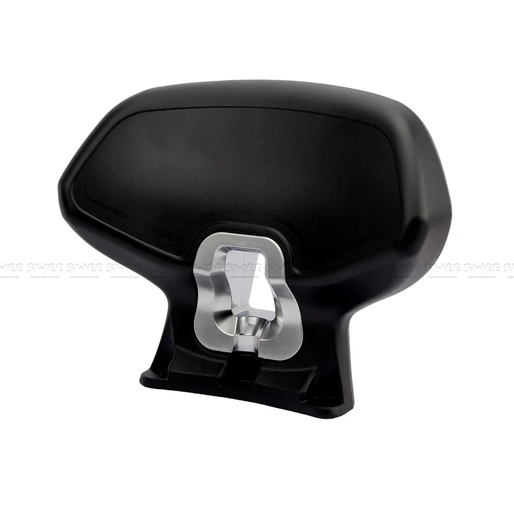 Für yamaha xmax xmax300 modifiziertes Motorrad alle neuen hells ch warzen hinteren Rückenlehne Top Box Carrier Sitzpolster 2014-2018 pu Material Image