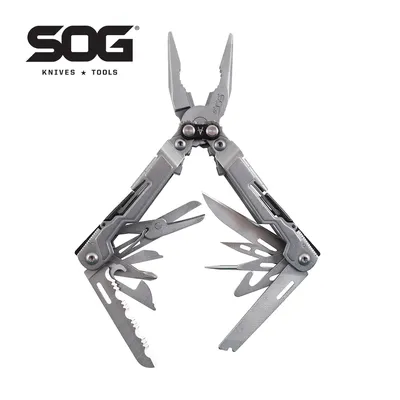 SOG 18 in 1 PowerPint Multi-tool Folding Pliers Mini EDC Pocket Outdoor Camping Survival Equipments