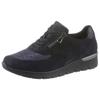 Wedgesneaker WALDLÄUFER "K-RAMONA-Soft", Damen, Gr. 5 (38), blau (dunkelblau), Veloursleder, Textil, Nubukleder, sportlich, Schuhe Sneaker, mit Orthotritt-Ausstattung, K-Weite
