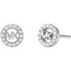 Paar Ohrstecker MICHAEL KORS "PREMIUM, MKC1727CZ791, MKC1727CZ710, MKC1727CZ040", silber (silberfarben, kristallweiß, kristallweiß), Ohrringe, Damen, Silber 925 (Sterlingsilber), mit Zirkonia (synth.)