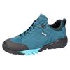 Trekkingschuh WALDLÄUFER "H-Amiata", Damen, Gr. 4,5 (37,5), blau (türkis, kombiniert), Nubukleder, Gummi, Textil, sportlich, Schuhe, Freizeitschuh, Halbschuh, Schnürschuh mit TEX-Membran, H-Weite