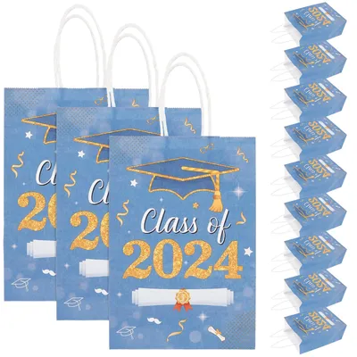 Graduation Handbag Shopping Bags for Gifts Themed Party Favors Large Paper