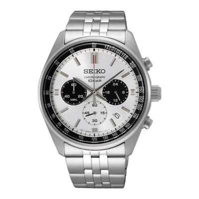 Seiko - Herrenuhr Seiko silber - edelstahl Herrenuhren 1 ct