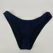 J. Crew Swim | J.Crew Nwt J.Crew Women's Medium M Navy Blue Curved Waist Cheeky Bikini | Color: Blue | Size: M