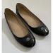 Coach Shoes | Coach Chelsea Ballet Flats Size 7.5 Leather And Patent Leather Black Shoes | Color: Black | Size: 7.5