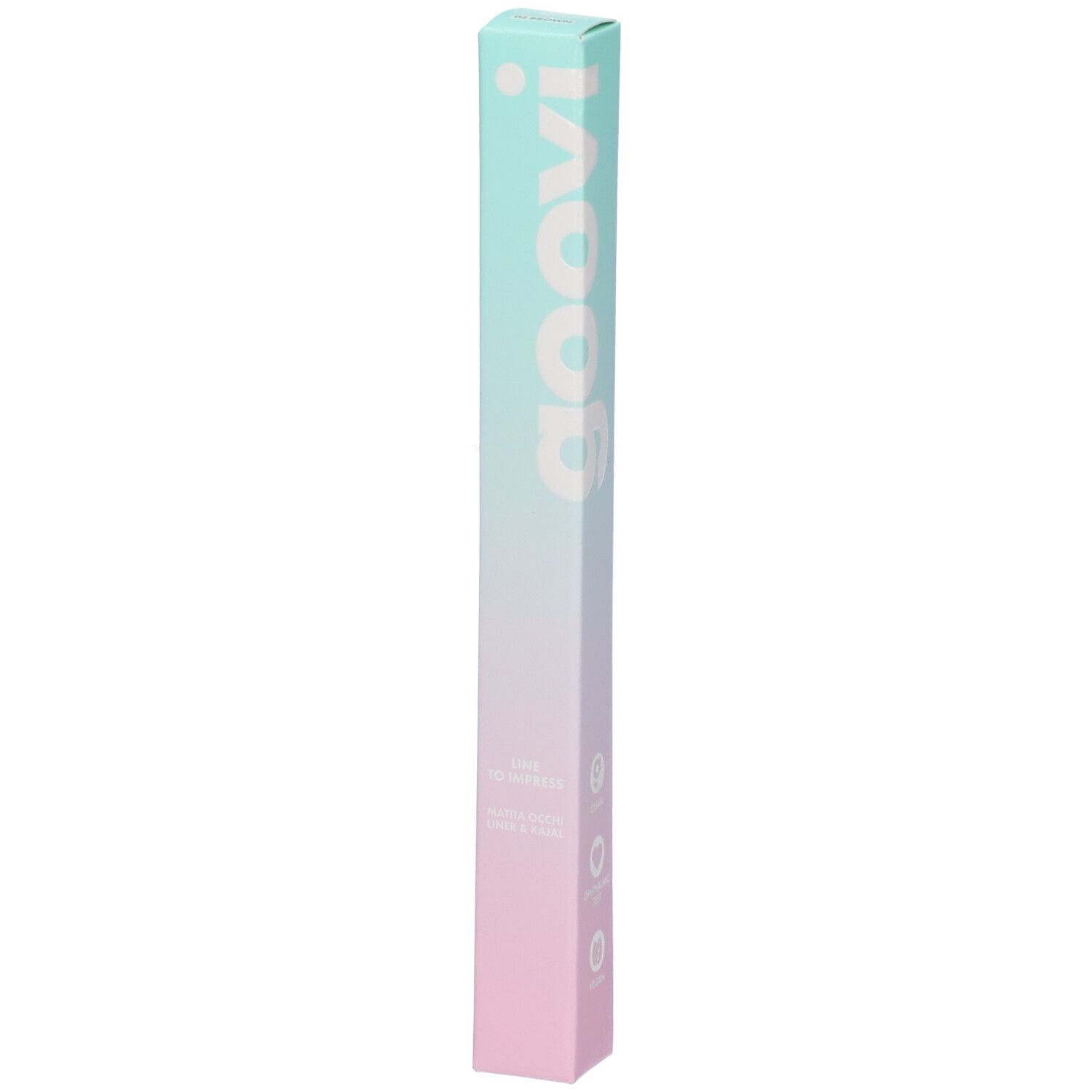 Goovi Line To Impress Matita Occhi Liner & Kajal Colore 02 Brown - Ris