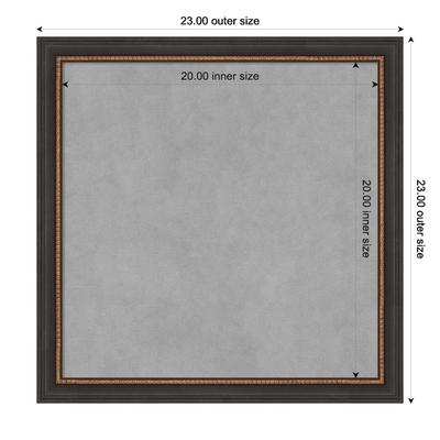 Amanti Art Ashton Black Framed Magnetic Board