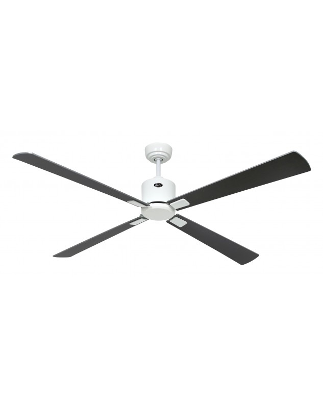 Deckenventilator mit WLAN CasaFan ECO NEO III 152 cm 943337 W Weißer Motor / Wendeflügel in Silber und Wenge Image