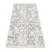 White 108 x 64 x 0.4 in Area Rug - Latitude Run® Javyon Cotton Area Rug w/ Non-Slip Backing Cotton | 108 H x 64 W x 0.4 D in | Wayfair