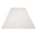 White 79 x 40 x 0.4 in Area Rug - Hokku Designs Rectangle Krune Area Rug w/ Non-Slip Backing Metal | 79 H x 40 W x 0.4 D in | Wayfair