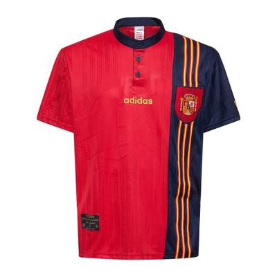 Spain 1996 Home Jersey - Red - Adidas Originals T-Shirts