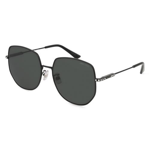 Jimmy Choo 0JC4006BD Damen-Sonnenbrille Vollrand Eckig Edelstahl-Gestell, schwarz