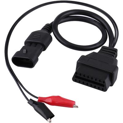 Sjlerst - Ymiko Konverter Adapterkabel, 3 Pin auf 16 Pin OBD2 Adapter Stecker Diagnosekabel, Image