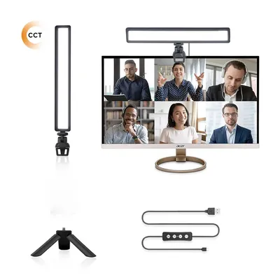 Desiontal WS66 Webcam Lighting for Laptop,Zoom Calls, Meeting, Online Class, YouTube, Live