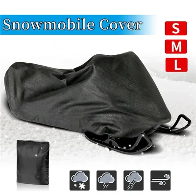 1pc Winter Outdoor Snowmobile Cover Universal Waterproof Dustproof Anti-UV Multi-function Trailer