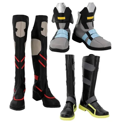 Lucy Cosplay David Martinez Fantasy Schuhe Stiefel Erwachsene Männer Frauen Halloween Karneval Image