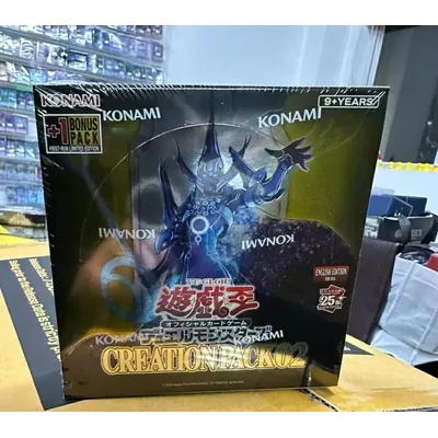 Duell Monster Yugioh Konami Cr02 Kreation Pack 02 asiatische englische Sammlung versiegelte Booster Image