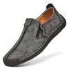 Männer Casual Leder Schuhe Komfortable Anti-slip Flache Schuhe Weichen Leder Schuhe Heiße Verkäufe Freies Lieferung von Männer Schuhe in Großen Größe