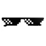 Moonbiffy lustige Brille Frauen Männer polygonale Marke Schläger Leben Sonnenbrille Mosaik männlich