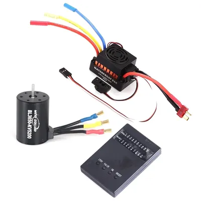 WG BL3650 5200KV 4 pole Sensorlose Bürstenlosen Motor mit 60A Elektronische Geschwindigkeit Controller Combo Set für 1/10 RC Auto und lkw