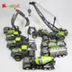 1/50 Modell auto Bulldozer LKW Bagger Kran Gabelstapler Bautechnik Fahrzeugs pielzeug für Jungen