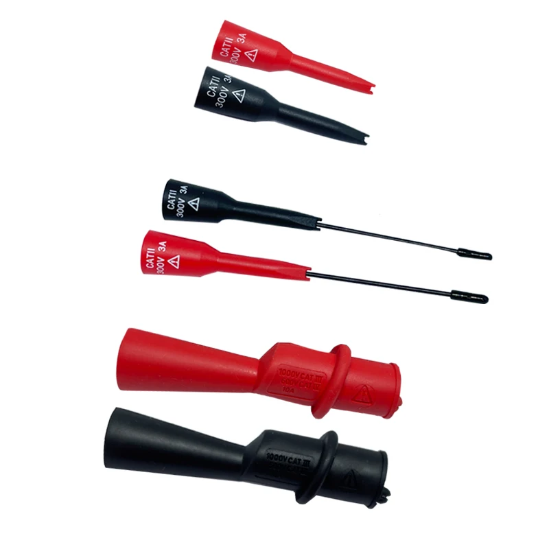 Multimeter-Messleitungen, Sondenset, geeignet für Fluke/Allzweck-Multimeter-Sondenspitze, Krokodilklemme Image