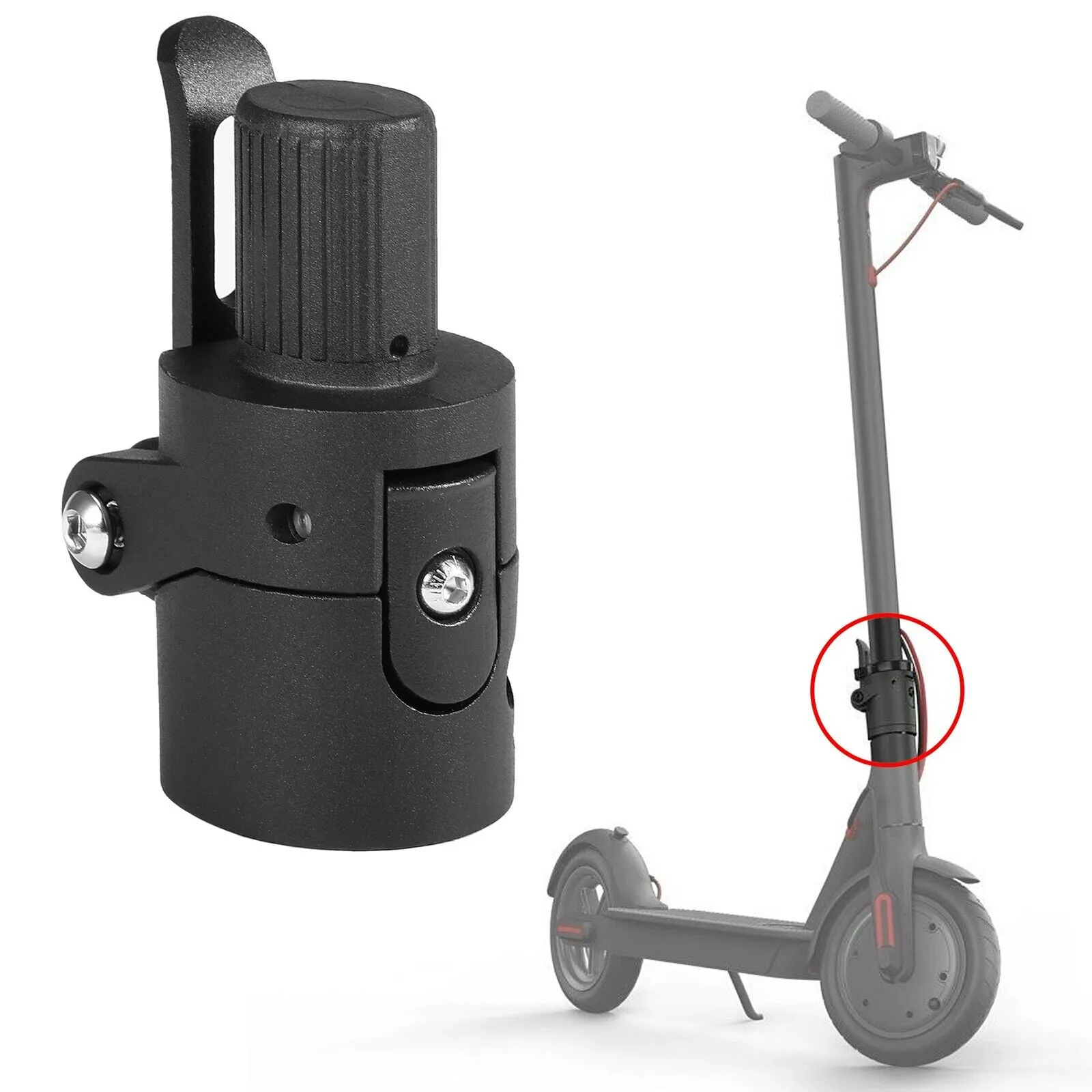Elektrische Roller Ersatz Klapp Pole Basis Ersatzteile Für Elektrische Roller-Xiaomi M365 Metall E-Scooter Pole Basis Image