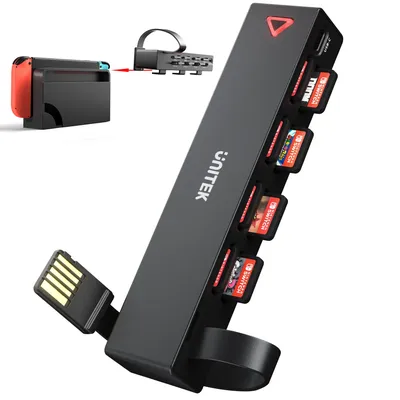 Unitek Spielkarten leser für Nintendo Switch Nintendo Switch oled Mutipple Switch Spiele Reader Image