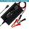 29.2V 20A LiFePO4 Battery Charger 24V Charger Used for 8S 25.6V LiFePO4 Battery Pack with Grey 50A