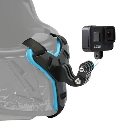 Go Pro Helmet Mount for Gopro Motorcycle Support Chin Holder Action Camera Moto Helmet Mount Stand for Bike Bicycle