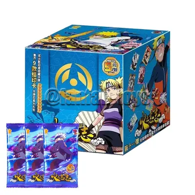 5/25/100 Pcs Cartoon Naruto Card Shippūden Ninja Kakashi TCG SR Rare Trading Collection Cards Battle