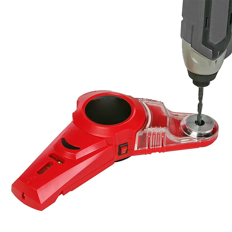 Raccoglitore di Guide per trapano 2 In 1 localizzatore Laser a linea orizzontale con raggio di misurazione strumenti di misurazione del nastro verticale