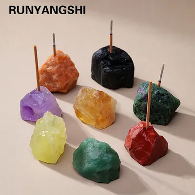1PC Natural Raw Stone Rough Perfume Stone Fragrant Plug Base Unpolished Home Garden Decoration Ornaments