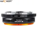 K&F CONCEPT FD-M4/3 Obiettivo FD a M43 MFT Adattatore per montaggio su fotocamera per fotocamere