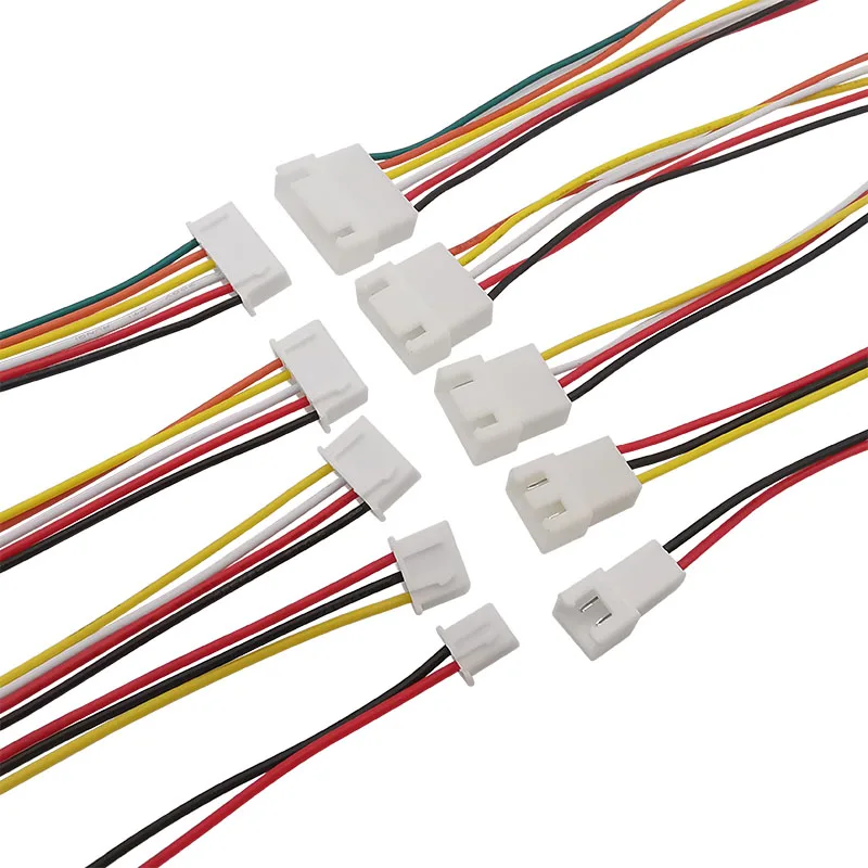 10 Pz Micro JST XH Passo 2.54mm 2/3/4/5/6 Pin Spina Maschio/XH2.54 Presa Femmina Cavo di Prolunga Cavo connettore 20 CM 26AWG