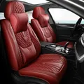 Coprisedili per auto universali Cuscino per sedile in pelle artificiale durevole e completamente coperto per SUV berlina al 90% include copertura anteriore e posteriore