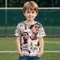 Stampa 3d Real Madrid bambini Top camicie ragazzi vestiti Splatoon Messi abbigliamento per bambini