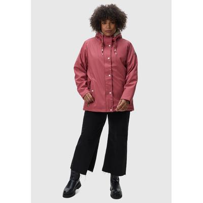 Regenjacke RAGWEAR "Marge", Damen, Gr. XXL (44), rosa (dunkelrosa), Obermaterial: 100% Polyester, Futter: 100% Polyester, Wattierung: 100% Polyester, casual, tailliert Po-bedeckend, hoch geschlossener Ausschnitt, Langarm Ärmel ohne Ärmelschlitz... Image