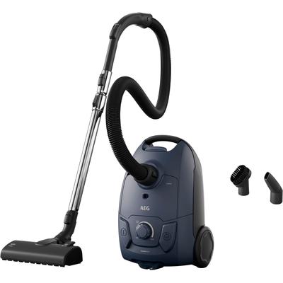 AEG Bodenstaubsauger "CLEAN 5000, hohe Saugleistung, AllFloor-Bodendüse", blau (denimblau), B:41,6cm H:22,8cm T:28,7cm, Staubsauger, AB51C1DB, aus 37 % Recyclingkunststoff, kompakte Größe Image