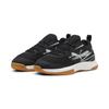 Trainingsschuh PUMA "Varion II Hallensportschuhe Jugendliche", Kinder, Gr. 34.5, schwarz (schwarz cool light gray gum beige), Obermaterial: Synthetik, Textil; Futter: Textil; Innensohle: Textil; Laufsohle: Gummi, Schuhe