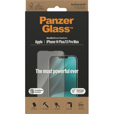 PANZERGLASS Displayschutzglas "PanzerGlass™ Clear Glass Displayschutz für iPhone 14 Plus" Displayfolien farblos (transparent)