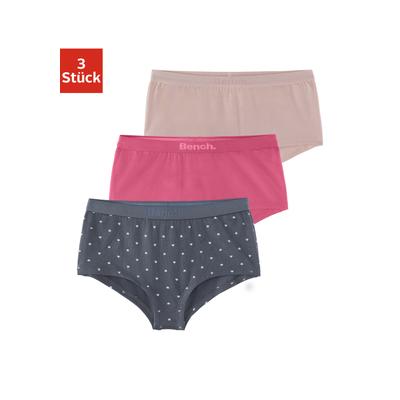 Panty BENCH., Kinder, Gr. 146/152, pink (pink, rosa, gemustert), Jersey, Obermaterial: 92% Baumwolle, 8% Elasthan, unifarben, bedruckt, körpernah, Unterhosen, in schöner Farbkombination und weichen Bündchen Image
