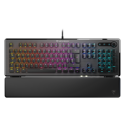 TURTLE BEACH Gaming-Tastatur "Vulcan II, Linear", schwarz, B:46,3cm H:23,6cm T:3,35cm, Tastaturen, Linear