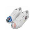 Sneaker DOGO "Ace Low-Top Sneaker You, Me And The Sea Damen Sneaker", Damen, Gr. 38, Normalschaft, rot, Lederimitat, casual, Schuhe, Handgefertigt