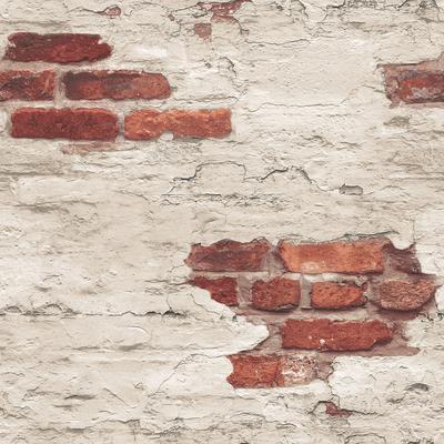 Galerie Wallcoverings Grunge Exposed Brick Wall Effect Non-woven Matte Wallpaper Roll