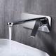 Robinet lavabo - Montage mural / Séparé Plaqué Installation Murale Mitigeur deux trousBath Taps