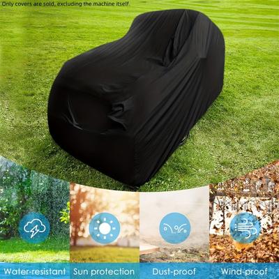 Heavy-duty 210d Oxford Cloth Riding Lawn Mower Cover - Waterproof, Uv & Dust Protection For 54